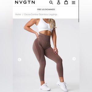 NVGTN Cocoa Contour Seamless Legging